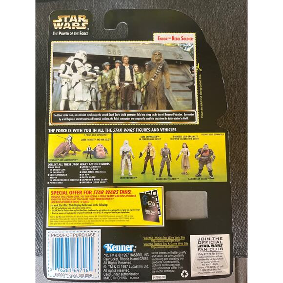 Star Wars - Power of the Force (POTF): LOT of 5 boxed-figures with freeze frame. - Picture 15 of 16